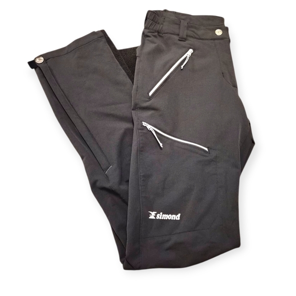 SIMOND | Men's Black Cargo Softshell Ski Pants - Picture 1 of 9